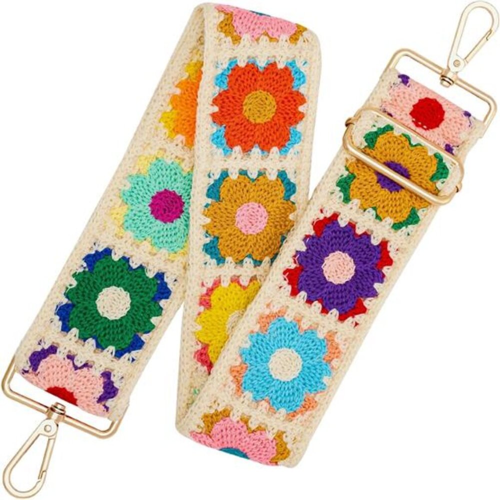 Knit Purse Strap, Crossbody Wide Adjustable Shoulder Strap for Bag